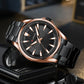 CURREN Classic Simple Stainless Steel Quartz Wristwatches Fashion Brand Men's Watches with Luminous Hands