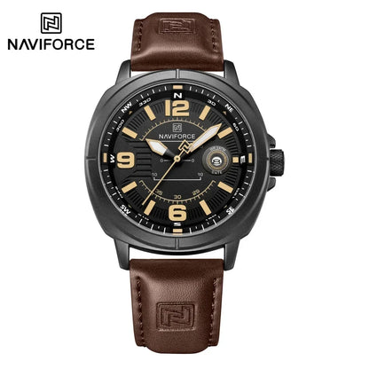 NAVIFORCE Luxury Men Watch Quartz Man Watches Waterproof Luminous Hand Top Brand Sport Watch for Men Date Display Reloj Feminino