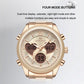 NAVIFORCE Women Watch Unique Design of Heart-Shaped Dial Quartz Analog LCD Digital Watches Fashion Casual Girlfriend Gifts Clock