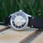 Baltany S2027 Men's 36MM Quartz Dress Watch Sapphire  Retro Luminous Stainless Steel Waterproof 10Bar Tuxedo Wristwatches