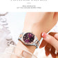 CURREN Fashionable Quartz Watches for Women Roman Numerals Simple Elegant Stainless Steel Braclete Ladies Wristwatch