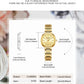 CURREN Luxury Slim Watch for Women Elegant Minimalist Dial Quartz Wristwatches Ladies with Luminous Hands Waterproof 9109