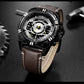 MEGIR Luxury Casual Men Watches Fashion Sports Military Wristwatch Calendar Luminous Quartz Chronograph Clock Montre Homme 2118