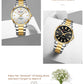 CURREN Fashion Brand Couple Watches for Lovers Simple Classic Quartz Stainless Steel Bracelet Wristwatches with Luminous Hands