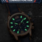 MEGIR Casual Watches Men Luxury Brand Military Sport Watch Leather Wristwatch Luminous Quartz Chronograph Calendar Clock 2156
