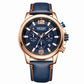 MEGIR Casual Watches Men Luxury Brand Military Sport Watch Leather Wristwatch Luminous Quartz Chronograph Calendar Clock 2156