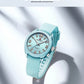 NAVIFORCE Women's Waterproof Watch Fashion Casual Luminous Display Quartz Wristwatch with Silicone Band Reloj Mujer High Quality