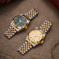 Baltany S4102 Business Man Automatic Mechanical Wristwatch 36mm Linen Dial Engine Turned Bezel NH35 Luxury Dress Watch For Man