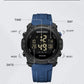 NAVIFORCE Men's Fashion LCD Digital Wristwatch 50m Waterproof Sports Silicone Strap Watches for Man Casual Electronic Male Clock