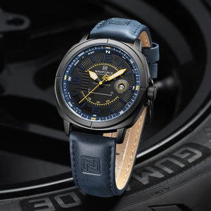 NAVIFORCE Luxury Men Watch Quartz Man Watches Waterproof Luminous Hand Top Brand Sport Watch for Men Date Display Reloj Feminino