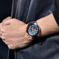 RUIMAS Luxury Brand Chronograph Watches for Men Fashion Leather Sports Military Wristwatch Luminous Clock Auto Date Reloj Hombre