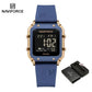 NAVIFORCE Watch for Women Multifunction Digital Luxury Watches Auto Time Date Week Display Silicone Strap Waterproof Girl clock