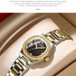 CURREN Luxury Brand Simple Style Quartz Watch for Women NEW Dress Ladies Wristwatches with Rhinestones