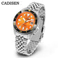 CADISEN New Luminous Men Mechanical Wristwatches Ceramic Bezel Sapphire Glass NYLON Band Automatic Watch Men Relogio Masculino