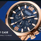 MEGIR Casual Watches Men Luxury Brand Military Sport Watch Leather Wristwatch Luminous Quartz Chronograph Calendar Clock 2156