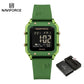 NAVIFORCE Watch for Women Multifunction Digital Luxury Watches Auto Time Date Week Display Silicone Strap Waterproof Girl clock