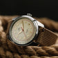 New Merkur Watch Top Hill Series Vintage 50m Mechanical Mens handwind Watch Mens Classic Dial Dress Watches Canvas Strap 38mm