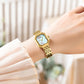 CURREN Luxury Minimalist Women's Watch with Stainless Steel Bracelet Elegant Dress Quartz Wristwatches with Shell Dial