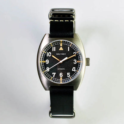 Baltany S2001B Men W10 Mechanical Pilot Watch 36MM Luxury NH38 Automatic Wristwatches Super Luminous 100M Waterproof Field Watch