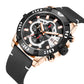 MEGIR Men Watches Fashion Luxury Big Dial Sports Waterproof Quartz Wristwatch Chronograph Male Casual Luminous Clock 2136