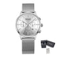 MEGIR Fashion Watches for Women Luxury Elegant Ladies Clock Chronograph Stainless Steel Strap Quartz Wristwatch Reloj Mujer 2011