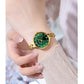 CURREN Luxurious and Elegant Round Dial with Stainless Steel Bracelet Fashion Dress Quartz Watches for Women