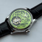 Merkur 100% Tourbillon Watch Transparency Skeleton Men's Sapphire Watch For Men Mechanical Wristwatches Relogio Masculino 42mm