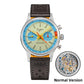 Sugess Watch of Men Chronograph Mechanical Wristwatches with Seagull ST19 Swanneck Movement Pilot Sapphire Crystal Racing V2 New