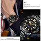 CURREN Casual Simple Quartz Watch with Stainless Steel Band Fashion Men's Clock Waterproof Luminous Wristwatches