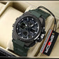 SANDA 6008 Wristwatches Waterproof Swimming Military Watch Men Sports Watches Dual Display Analog Digital LED Electronic Quartz