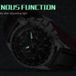 MEGIR Men's Original Sport Watches Leather Strap Quartz Military Waterproof Wristwatch Male Clock Reloj Hombre 1010
