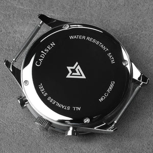 CADISEN 2026 New Mens Watches Luxury Quartz Watch For Man Chronograph MIYOTA 0S11 Men Waterproof Canvas Wristwatc Gift With Box