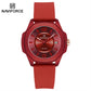 NAVIFORCE Ladies Watch For Women Silicone Strap Clock Quartz Wrist Watches for Women 5ATM Waterproof Casual Relogio Feminino