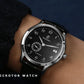 BODERRY Mens Micro-rotor Automatic Dress Watches Waterproof Stainless Steel Mechanical Business Wrist Watch for Men,Sapphire