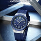 CURREN Fashion Minimalist Men's Watch with Date Display Casual Silicone Strap Quartz Wristwatches Luminous