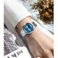 CURREN Luxury Brand Wristwatches for Women Stainless Steel Band with Elegance Dial Luminous Hands Waterproof watch