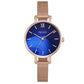 MEGIR Fashion Quartz Women Bracelet Watches Luxury Casual Ladies Dress Clock Female Steel Mesh Band Wristwatch Relogio Feminino