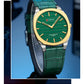 CURREN Men's Minimalist No Seconds Hand Design Quartz Watch, Fashion Slim Lightweight Leather Strap Wristwatches 8480
