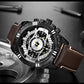 MEGIR Luxury Casual Men Watches Fashion Sports Military Wristwatch Calendar Luminous Quartz Chronograph Clock Montre Homme 2118