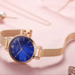 MEGIR Fashion Quartz Women Bracelet Watches Luxury Casual Ladies Dress Clock Female Steel Mesh Band Wristwatch Relogio Feminino