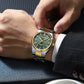 CURREN Fashion Dress Quartz Watches for Men/Women Minimalist Design Dial with Luminous Hands Stainless Steel Band