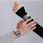 NAVIFORCE Trend Brand Stainless Steel Couple Watch Quartz Date Display Chronograph for Lovers Waterproof Fashion Wild Wristwatch