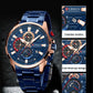 CURREN Sports Casual Quartz Wristwatches with Chronograph Fashion Stainless Steel Men's Watch Auto Date Clock Male