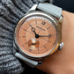 The New MERKUR Cross Line Sector Dial Purple Retro Casual Watch for Men Business Series Manual Chorded Watch Relogio Waterproof