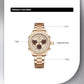NAVIFORCE Women Watch Unique Design of Heart-Shaped Dial Quartz Analog LCD Digital Watches Fashion Casual Girlfriend Gifts Clock