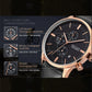 MEGIR Fashion Men Watches Chronograph Leather Strap Sport Military Watch Waterproof Quartz Wristwatch Clock Reloj Hombre 2011