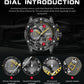 MEGIR Men Watches Luxury Brand Quartz Wristwatch Waterproof Leather Strap Military Sports Clock Chronograph Reloj Hombre 2130