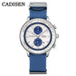 CADISEN 2026 New Mens Watches Luxury Quartz Watch For Man Chronograph MIYOTA 0S11 Men Waterproof Canvas Wristwatc Gift With Box