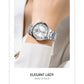 CURREN Women's Luxury Brand Watches Simple Quartz Auto Date Wristwatch Female Waterproof Clock Luminous Hands 9107