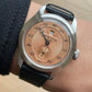 Spot goods NEW Pierre Paulin Jumping Hour Men Watch Salmon Dial Automatic St17 Mechanical Watch Vintage Date Window 38mm